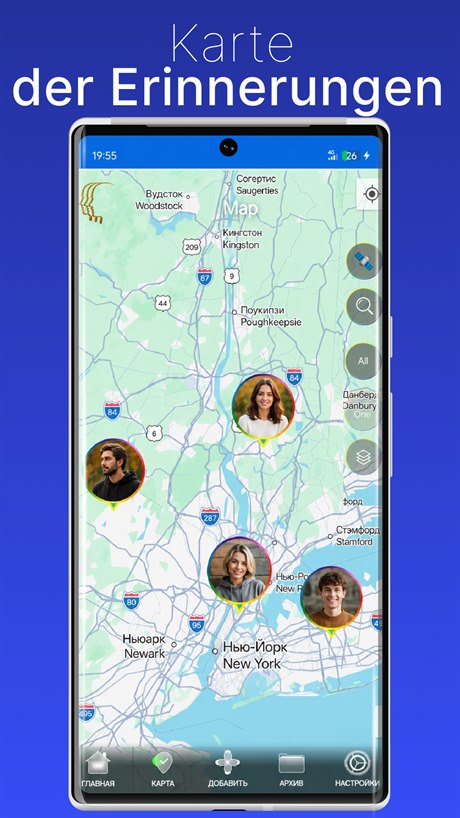 Places on the map